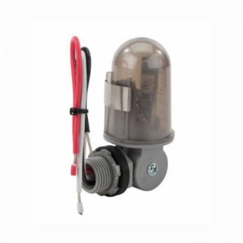 NSI 2001 2000 Photocontrol With 1/2 in 180 deg Swivel Conduit, 120 VAC, 2000 W Tungsten, 1800 VA Ballast, Screw/Stem Mount, Lexan